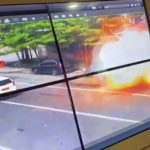 Ledakan bom Gerej Katedral Makassar CCTV Tangkapan Layar
