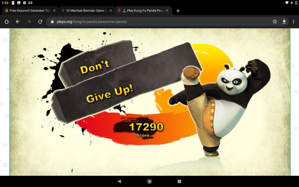 play game kungfu panda